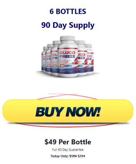 GlucoFreeze 3 bottle